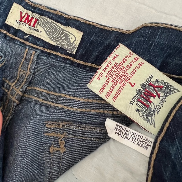 YMI cut off Jean shorts size 7 - Picture 4 of 4